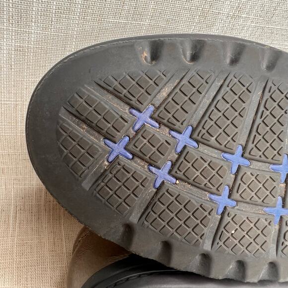 Rockport Size 7 truFLEX Chenole Tan Suede Slip-On Loafer Shoes Patent Leather - Picture 9 of 13